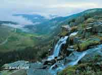Der Pantschefall pindlerův Mlýn * Riesengebirge (Krkonose)