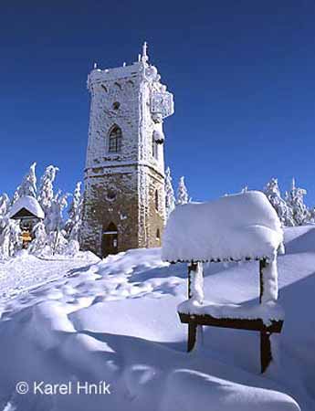 Lookout point on aly * Krkonose Mountains (Giant Mts)