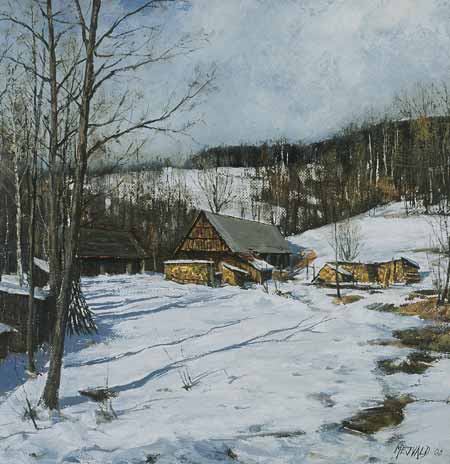 Barns near Bela u Stare Paky * Krkonose Mountains (Giant Mts)