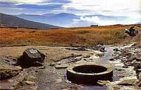 The spring of the Elbe River  * Krkonose Mountains (Giant Mts)