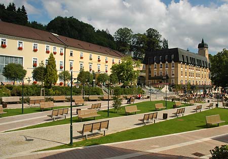 Main square of the spa * Krkonose Mountains (Giant Mts)