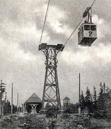 Kabinenseilbahn * Riesengebirge (Krkonose)