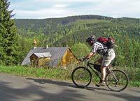 Horsk silnice na Tetev boudy ern Dl * Krkonose Mountains (Giant Mts)