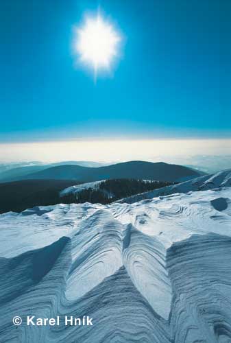Schnee-Wind-Gebilde * Riesengebirge (Krkonose)