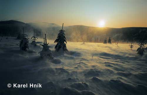 Schneesturm * Riesengebirge (Krkonose)