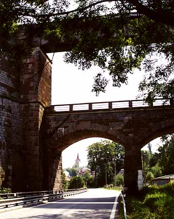 Bernartice, eleznin viadukt * Krkonoe