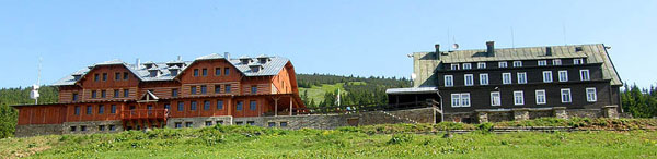 Horsk bouda Dvoraky a horsk hotel tumpovka * Riesengebirge (Krkonose)