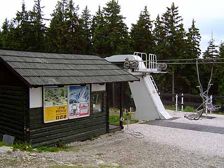 upper station of the lift Zaly * Krkonose Mountains (Giant Mts)