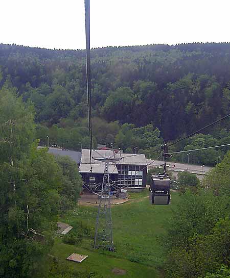 Talstation der Seilbahn Cerna hora * Riesengebirge (Krkonose)