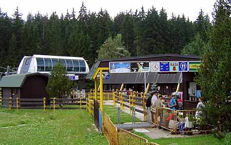 Talstation der Seilbahn Certova hora * Riesengebirge (Krkonose)