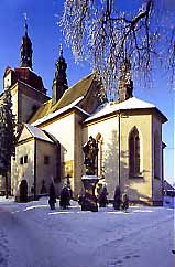 Die Kirche des Hl.Nikolaus (Mikul) * Riesengebirge (Krkonose)