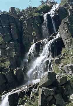 pict: Pančavský vodopád (Pantschefall) - Špindlerův Mlýn