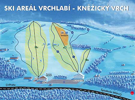 SKIAREL Vrchlab - Knick vrch * Krkonose Mountains (Giant Mts)
