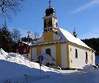 St. Peter's  Kirche Špindlerův Mlýn * Riesengebirge (Krkonose)