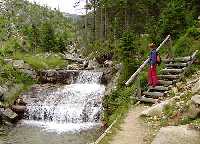 enlarge picture: Certova strouha (Devil's stream) * Krkonose Mountains (Giant Mts)
