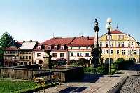 enlarge picture: Town square Rychorske namesti * Krkonose Mountains (Giant Mts)