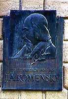 enlarge picture: Memorial of J. A. Komensky * Krkonose Mountains (Giant Mts)