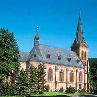Kostel Nanebevzetí Panny Marie Horní Maršov * Riesengebirge (Krkonose)