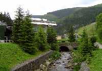 Talstation der Seilbahn Pln pindlerv Mln * Riesengebirge (Krkonose)