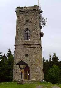 The observation tower of Žalý Benecko * Krkonose Mountains (Giant Mts)