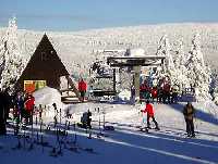 enlarge picture: Downhill skiing in Krkonose Mountains * Krkonose Mountains (Giant Mts)