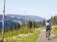 enlarge picture: Biking in the Krkonose Mountains * Krkonose Mountains (Giant Mts)