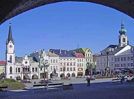 Abfahrt nach Trutnov (MTB und tracking bike) * Riesengebirge (Krkonose)