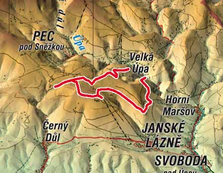 1st Krkonose Mts. Educational Cycling Trail (MTB) * Krkonose Mountains (Giant Mts)