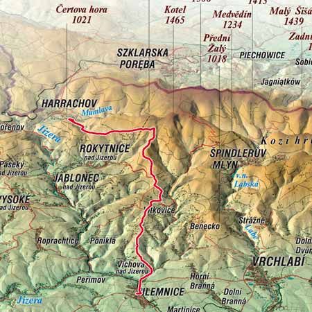 Follow the Lookout Points of Western Krkonose Mountains (MTB) * Krkonose Mountains (Giant Mts)