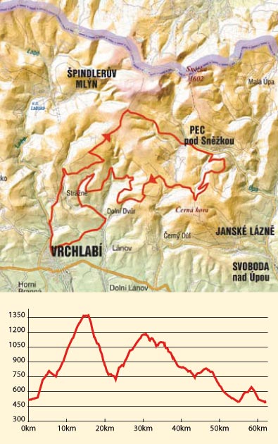 Krakonos Tour (MTB) * Krkonose Mountains (Giant Mts)