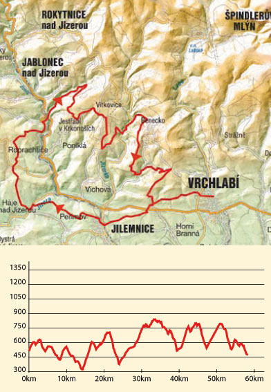 Die Harrach - Tour (MTB) * Riesengebirge (Krkonose)