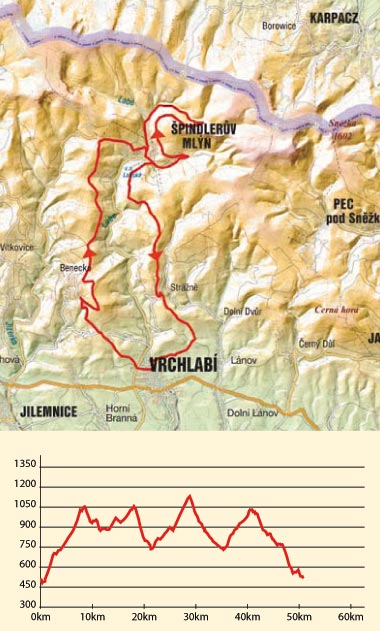 Die Heidelbeer - Rundfahrt (MTB) * Riesengebirge (Krkonose)