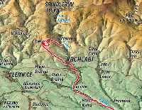 enlarge picture: Where the River Elbe Flows (MTB) * Krkonose Mountains (Giant Mts)