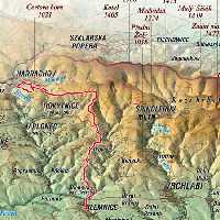 enlarge picture: Panorama Tour West, medium (MTB) * Krkonose Mountains (Giant Mts)
