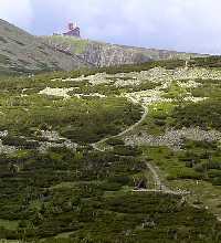 enlarge picture: Trail of Czech - Polish Friendship: pindlerova bouda - Harrachov * Krkonose Mountains (Giant Mts)