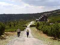 enlarge picture: Sourek's trail through Obri dul and Upa peat  bog to Vyrovka * Krkonose Mountains (Giant Mts)