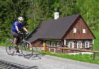 enlarge picture: Downhill Ride bellow Lisci hora B  (MTB) * Krkonose Mountains (Giant Mts)